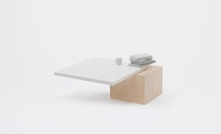 'Object Dependency' table by Nendo at Pierre-Alain Challier Gallery