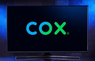 Cox Media logo on a black screen