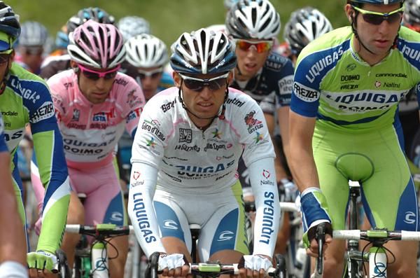 Valerio Agnoli (Liquigas-Doimo) in the peloton