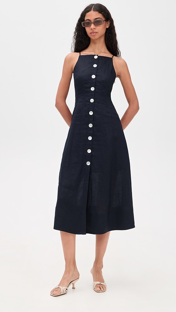 Veronica Beard Georges Linen Dress