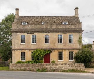 Restored sash windows in a period home