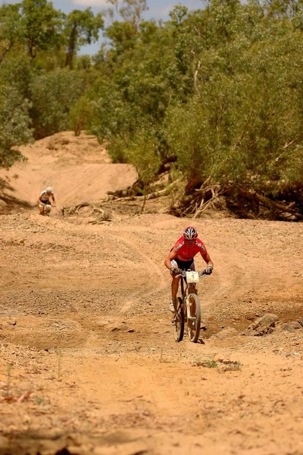 Brentjens drops Urs Huber at the mitchell river crossing.