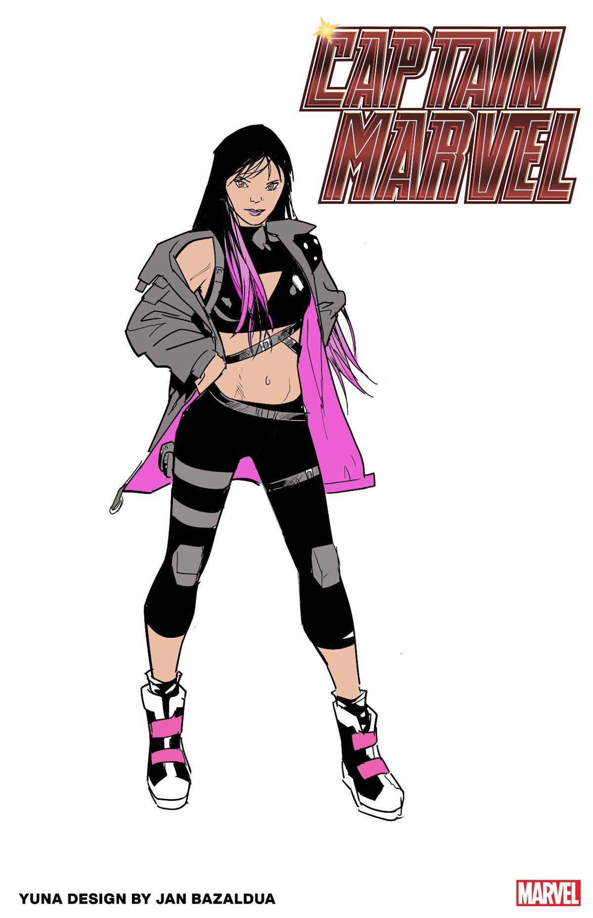 Yuna character design by Jan Bazaldua