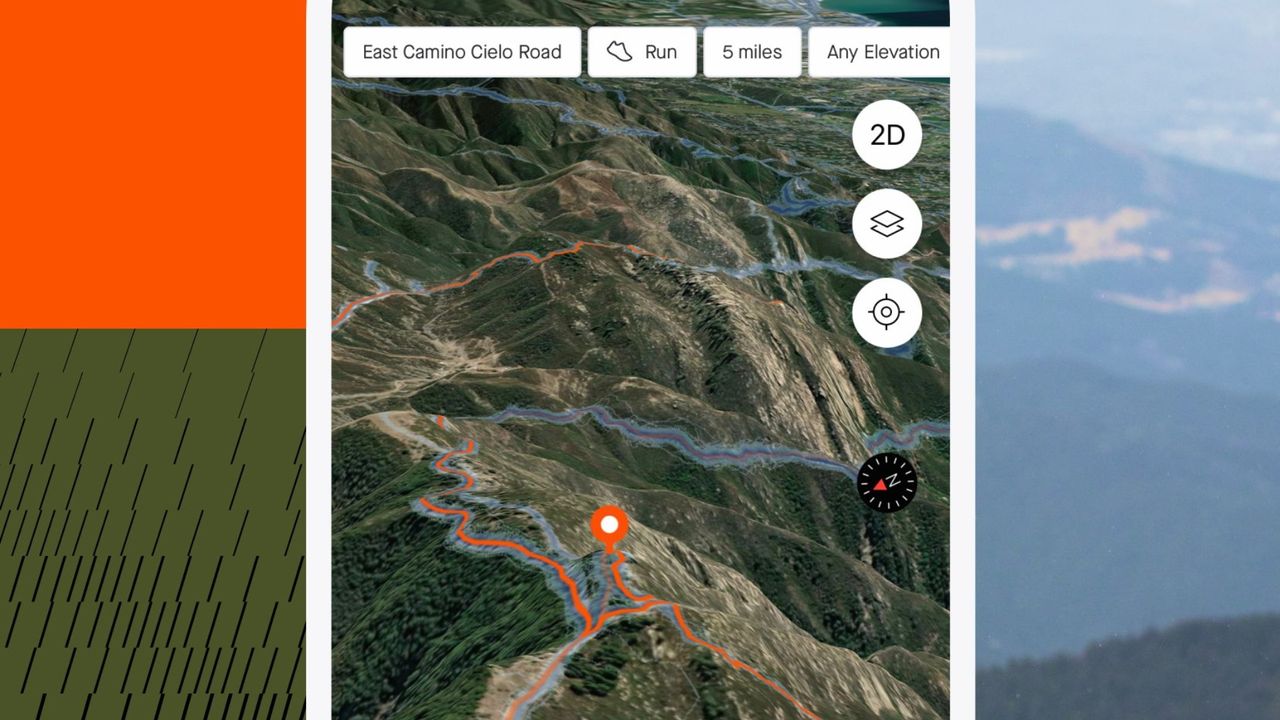 Strava 3D maps phones