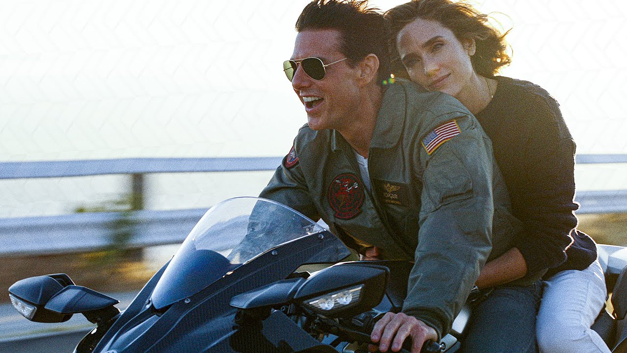 Tom Cruise and Jennifer Connelly recreate Top Gun's iconic Motorbike Scene  for the Movie Sequel - The Aviation Geek Club