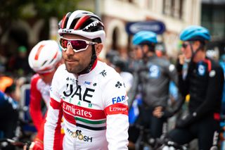 ADELAIDE AUSTRALIA JANUARY 19 Start Diego Ulissi of Italy and UAE Team Emirates during the 22nd Santos Tour Down Under Schwalbe Classic a 51km race from Adelaide to Adelaide TDU tourdownunder on January 19 2020 in Adelaide Australia Photo by Daniel KaliszGetty Images
