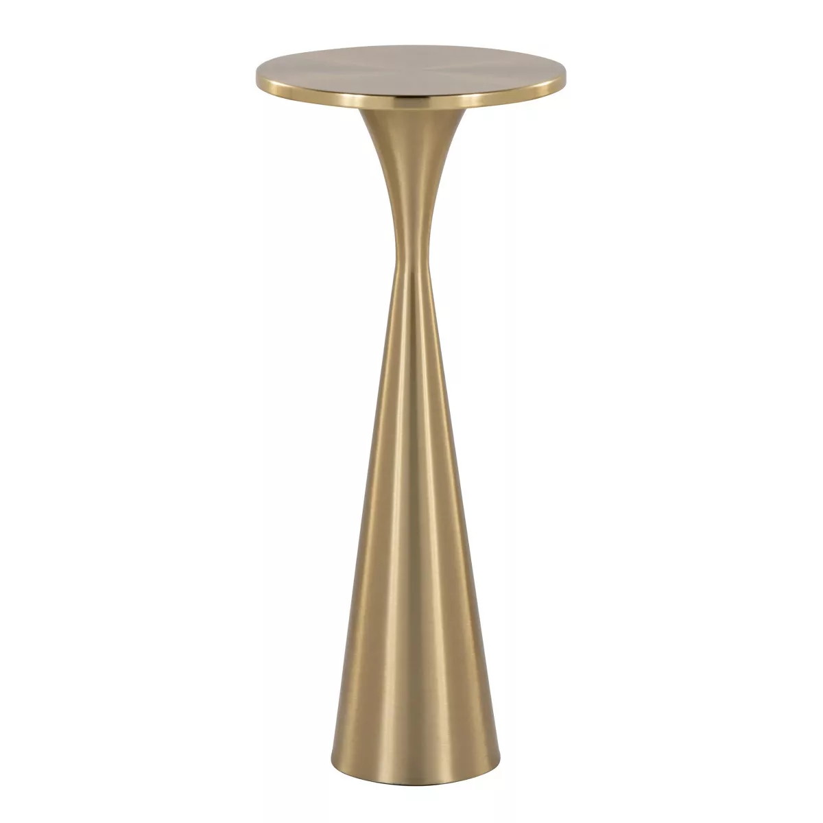 Lumisource Gemma Metal Side Table Modern Brass