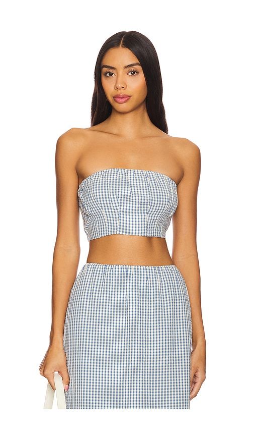 Mira Strapless Crop Top