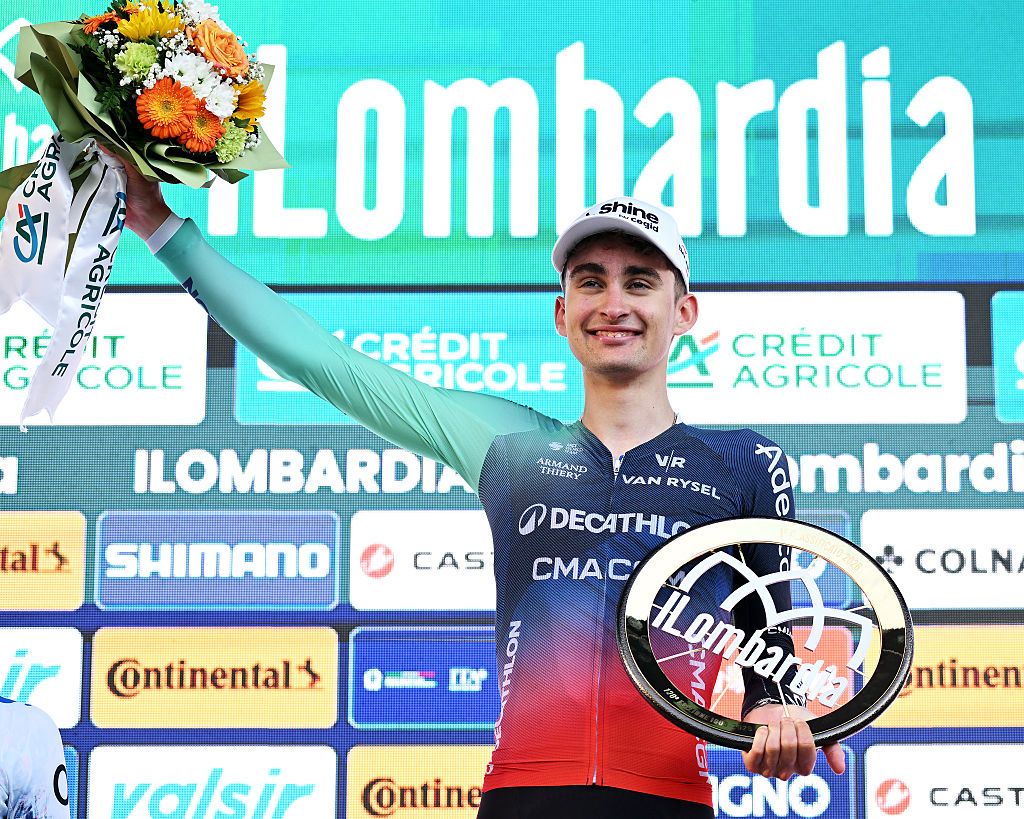 Paul Seixas races mountain bikes hours after historic Il Lombardia win