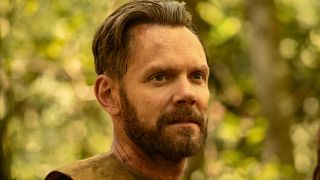 Close-up on Joel McHale's Kodiak in daytime in Yellowjackets Season 3