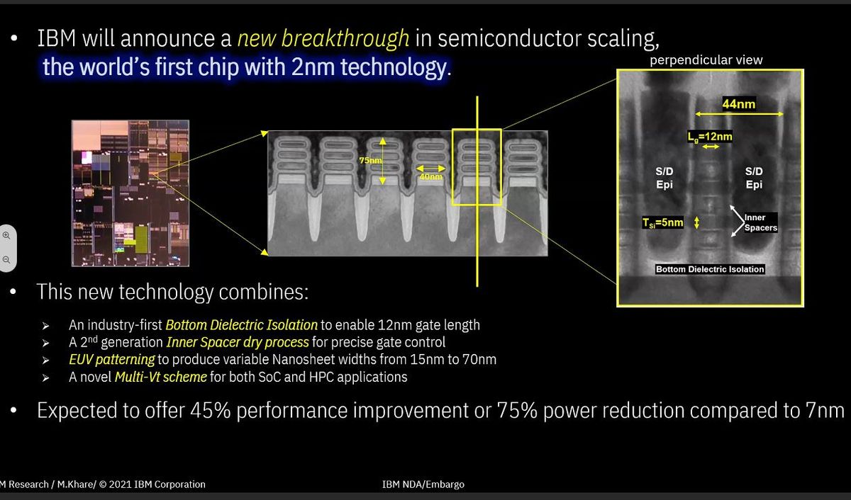 IBM Announces World's First 2nm Chip Technology