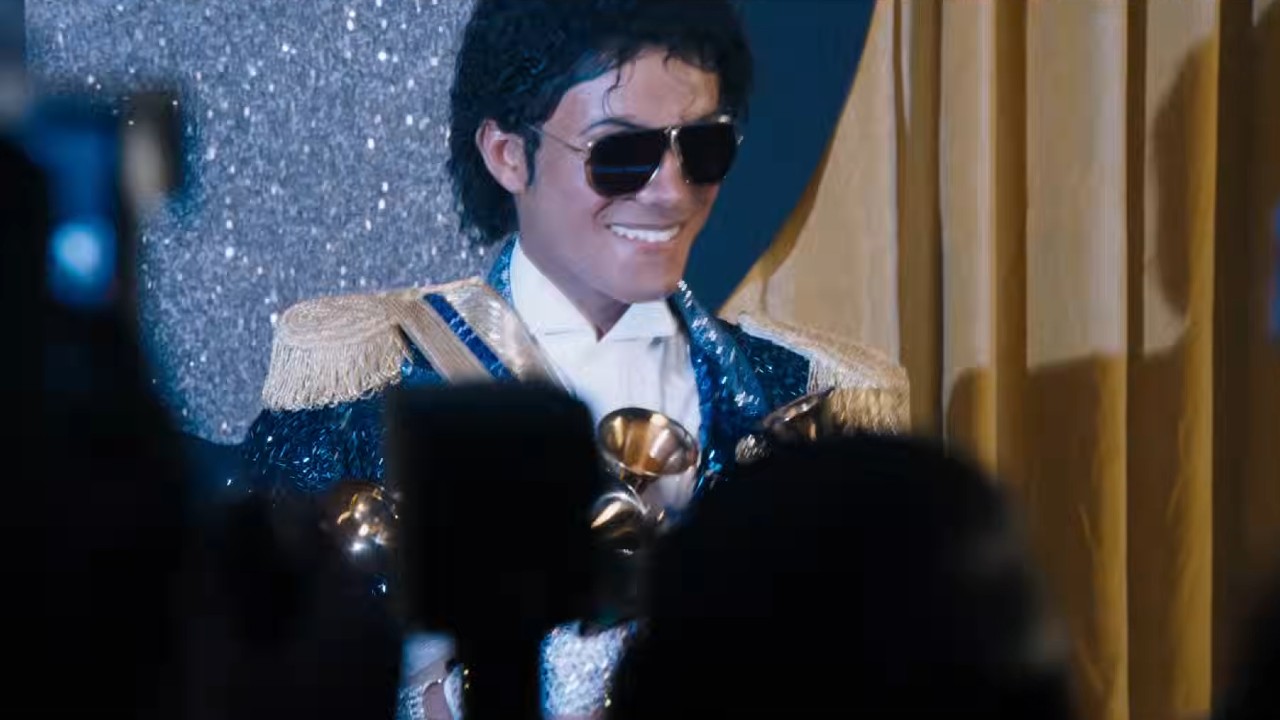 Jafaar Jackson smiling in Michael