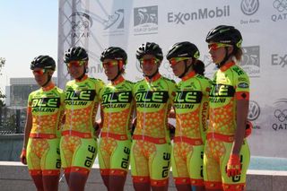 The Ale Cipollini team at the Ladies Tour of Qatar
