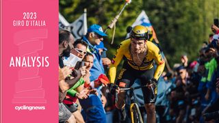 Primoz Roglic on his way to winning the 2023 Giro d'Italia