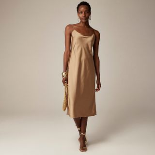 J.Crew, Gwyneth Slip Dress in Luster Charmeuse