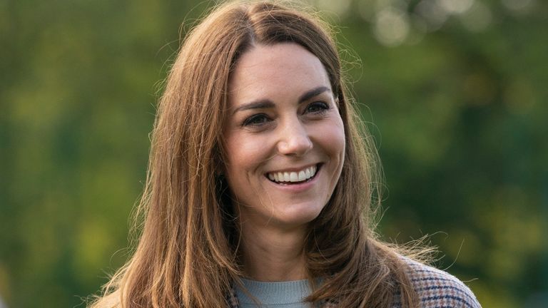 The Duchess of Cambridge smiling