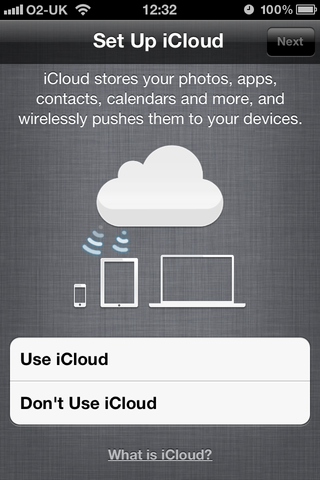 An on-device setup assistant and iCloud means you no longer need a computer to configure your iOS device.