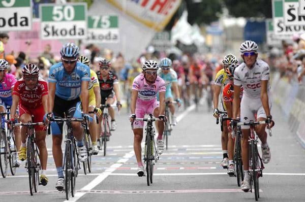 Home safe Danilo Di Luca avoided the crashes