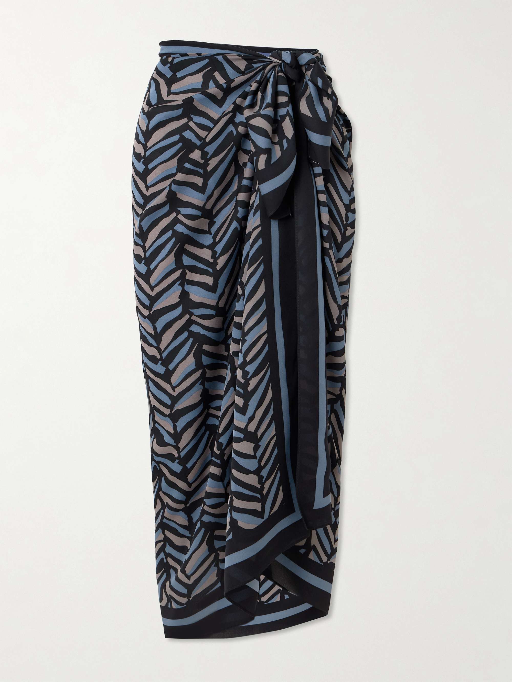 Printed Silk-Georgette Pareo