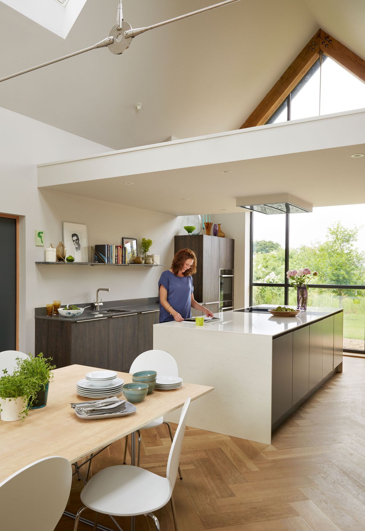 Teresa and Matt Shaw have created a modern extension adjoining their Georgian home