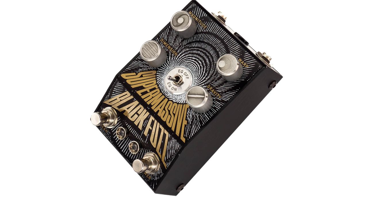 Manson Guitar Works Supermassive Black Fuzz: the first fuzz pedal from the British guitar brand is made in the UK with help from ThorpyFX, and captures Matt Bellamy of Muse's ferocious fuzz tones&nbsp;&ndash; ferocious, but voiced to work with a human vocal