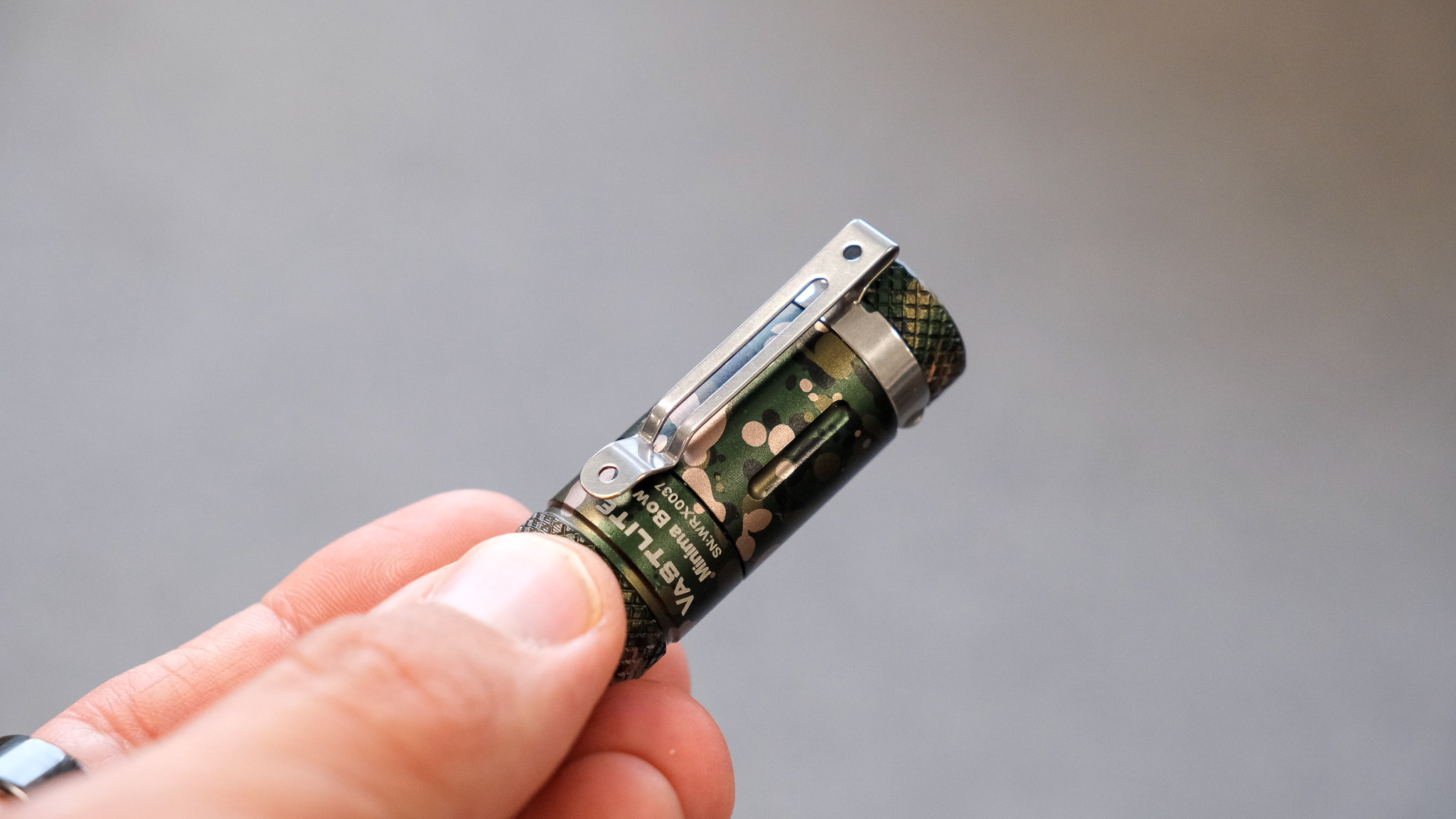 Vastlite Minima Bow LEP torch in hand