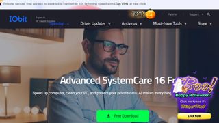 IObit Advanced SystemCare website screenshot