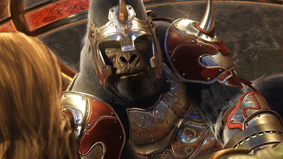 Gorilla Grodd, fully armored