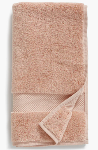 Peach hand towel.