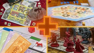 Classic board games with 221B Baker Street, Catan, Monopoly, and Heroquest