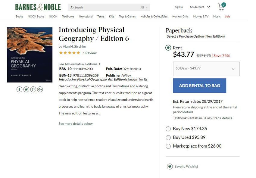 Barnes Noble Review Top Ten Reviews