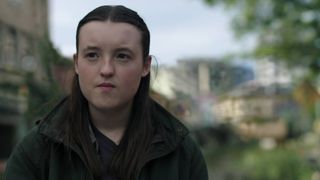 Bella Ramsey as Ellie in "The Last of Us" season 2