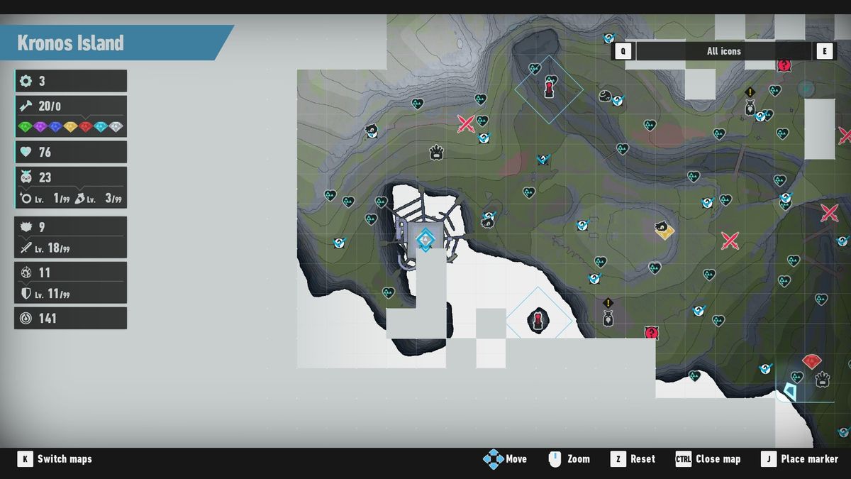 Sonic Frontiers Combo Crackerjack - the Tower location on map