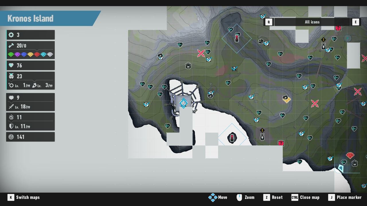 Sonic Frontiers Combo Crackerjack - the Tower location on map