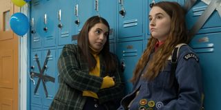 Beanie Feldstein and Kaitlyn Dever in Booksmart