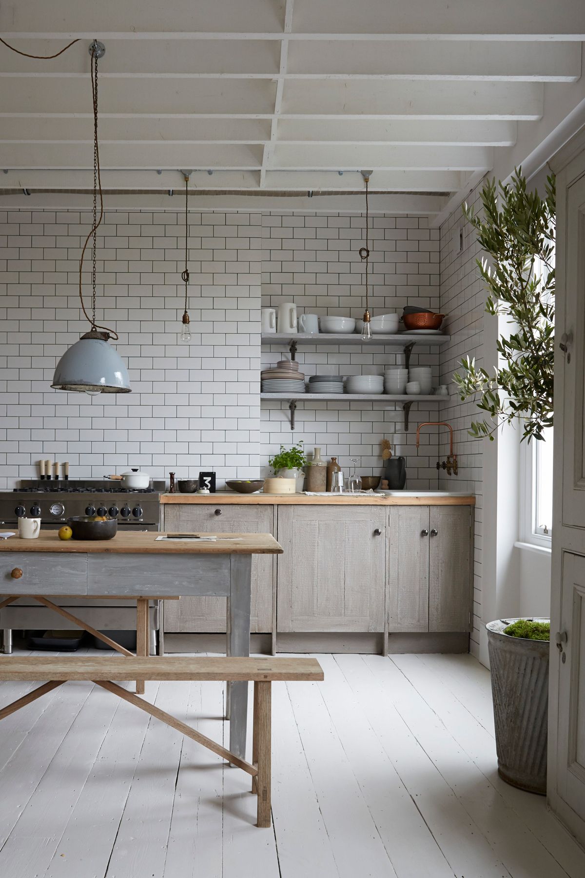 rustic Victorian flat in London