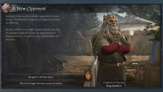 An event using Crusader King's 3 mod, Nameplates, to identify a character