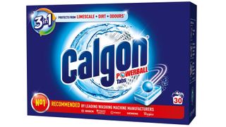 Calgon washing machine cleaner box