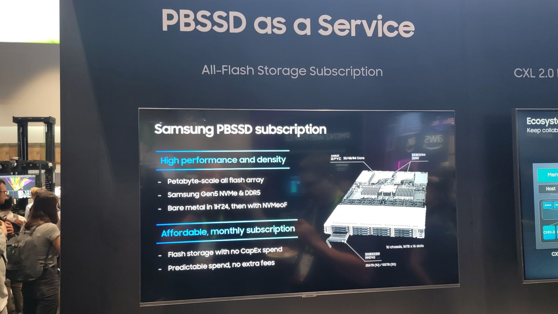 Samsung details petabyte SSD subscription service, uses custom-built ...