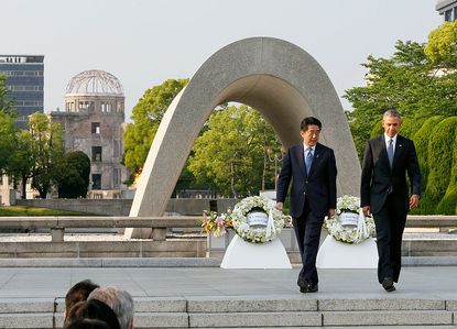 President Obama makes a historic visit to Hiroshima.
