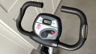 Marcy Foldable Exercise Bike console and handlebars