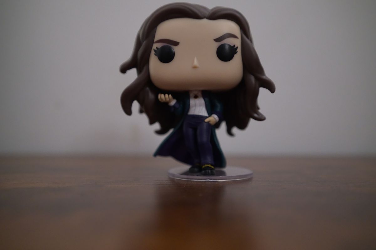 A photo of a Funko Pop taken on a Sigma BF camera