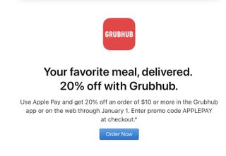 Apple Pay Grubhub Image