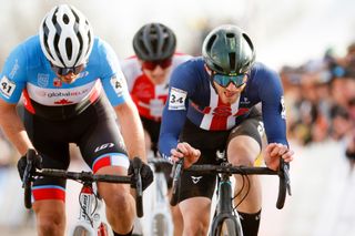 Scott Mcgill of The United States competes during the 73rd UCI Cyclo-Cross World Championships Fayetteville 2022