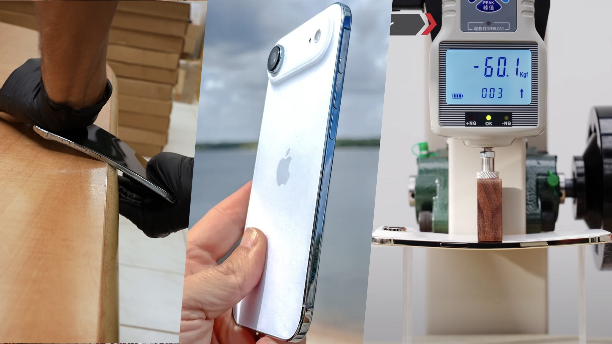 iPhone Air being put through several durability tests 