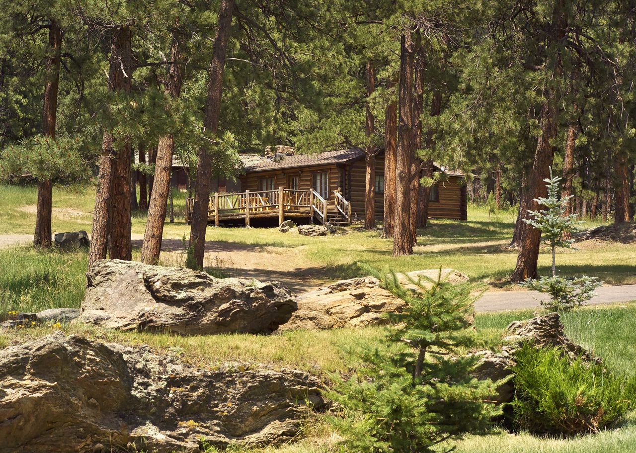 Cabin in grounds of luxury home, Colorado