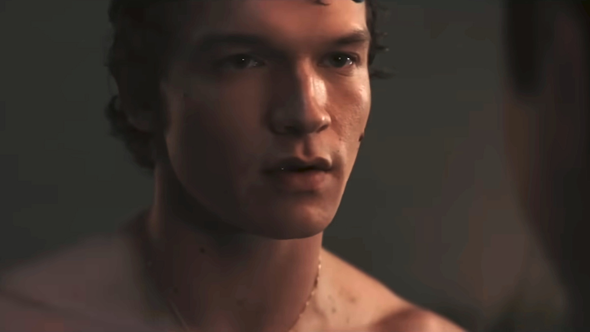 Connor Storrie as Ilya in Heated Rivalry