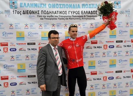 Timo Thömel (Team NSP) won the first stage of the Tour of Greece.
