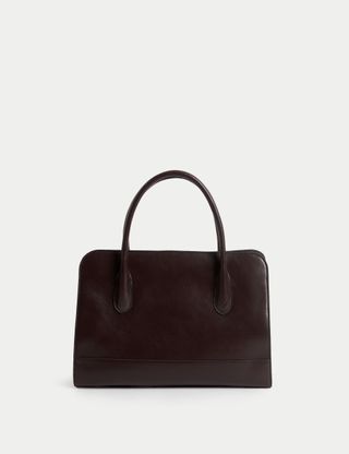 M&S Collection, Faux Leather Briefcase Bag