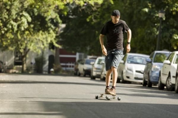 Christoph Sauser's other form of transportation.